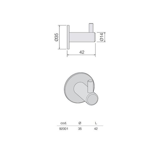 Support cylindrique VA0577NM00