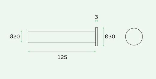 Support tubulaire IN.14.525 JNF VA2152IM13