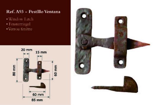 Loquet de fenêtre A93 Eines de Majorque RA0093HF08