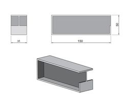 Plaque coulissante i-4258 AC4285NM35