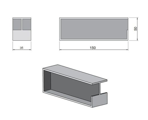 Plaque coulissante i-4258 AC4285NM35