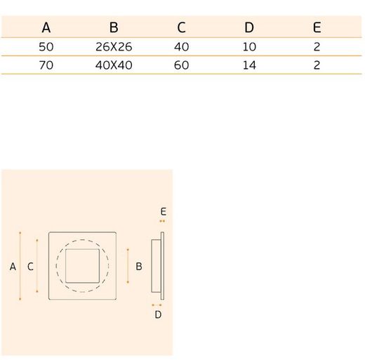 Plaque coulissante IN.16.223 JNF AC0077