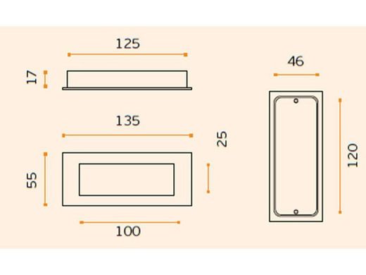 Plaque coulissante IN.16.412 et 416 JNF AC0545