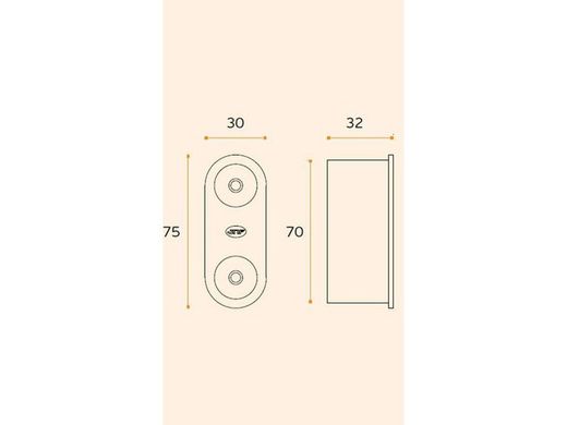 Plaque IN.16.315. JNF AC3029IM30