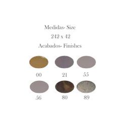 Plaque longue avec bouton 760530 Manigrip MM0530