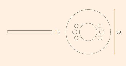 Plaque cachée IN.LERP JNF QO0061IM60