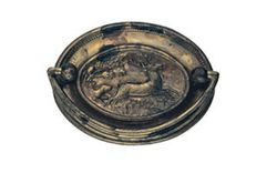 Plaque ovale avec poignée en forme de cerf 997 Manigrip A5997