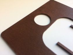 Plaque de lavabo pour hommes