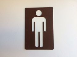 Plaque de lavabo pour hommes