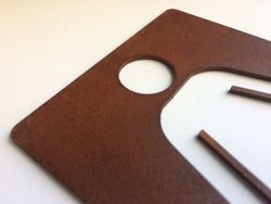 Plaque de lavabo pour dames