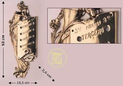 Plaque de sonnette 9 portes pour femmes LM9905LP09