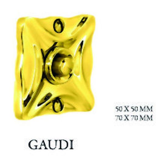 Plaque de sonnette Gaudí avec bouton-poussoir LM0062