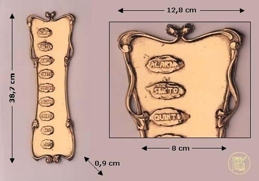 Plaque de sonnette moderniste Bruna LM9901LP00