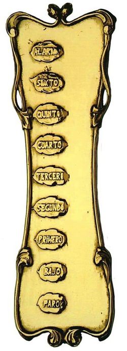 Plaque de sonnette moderniste Bruna LM9901LP00