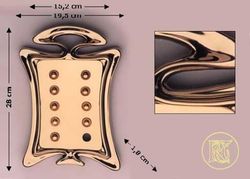 Plaque de sonnette moderniste LM9900LP10