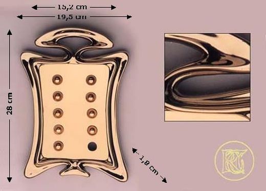 Plaque de sonnette moderniste LM9900LP10