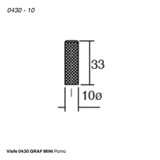 Bouton 0430 GRAF MINI pour Viefe A4300