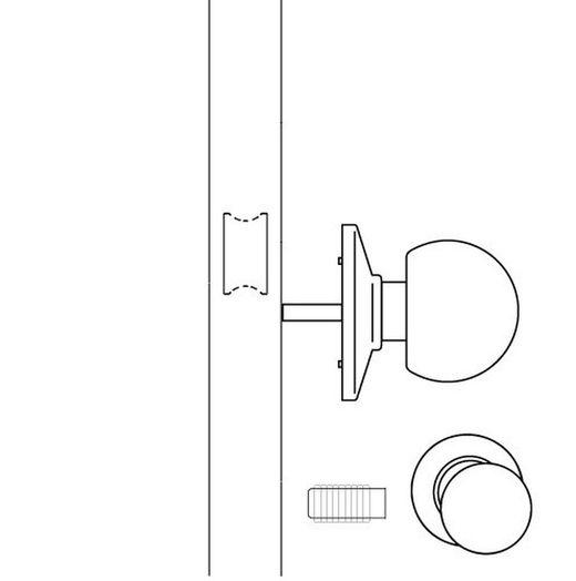 Bouton à bille rotatif Tesa CO3934LP00 3934