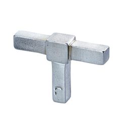 Bouton CROSS J-0100-OS Jolie en argent antique