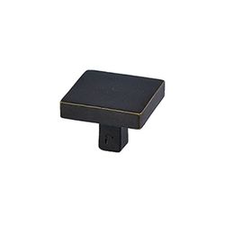 Bouton carré CARRE de JOLIE - Bronze Antique