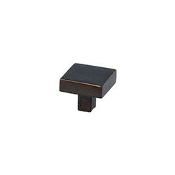 Bouton carré CARRE de JOLIE - Bronze Antique
