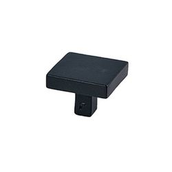 Bouton carré CARRE de JOLIE - Noir