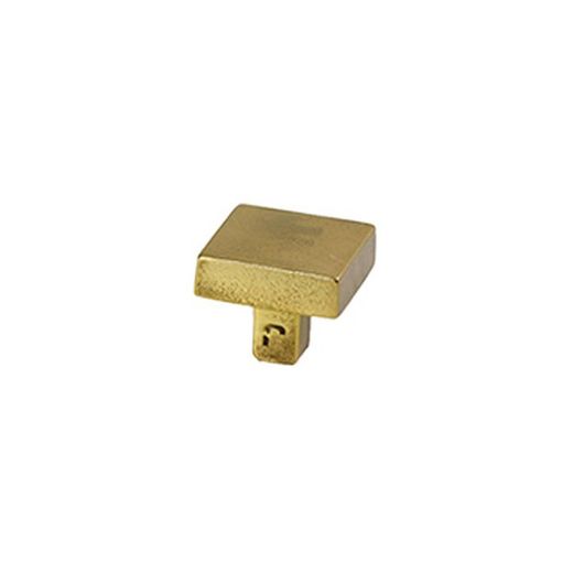 Bouton carré Carré de Jolie - Or vieilli