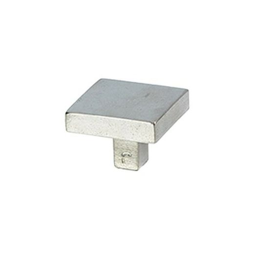 Bouton carré Carré de Jolie - Argent vieilli