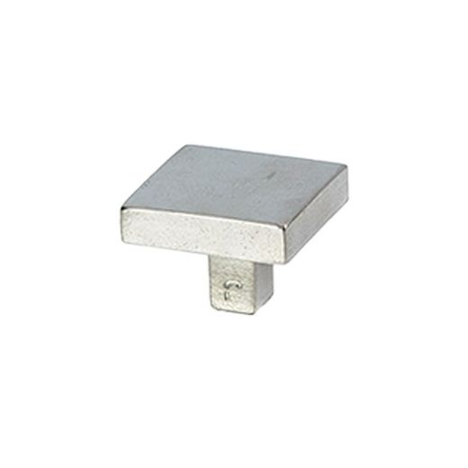 Pomo cuadrado CARRE de JOLIE - Plata Vieja
