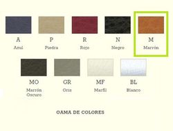 Bouton en cuir pour meubles C&P A6003