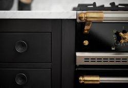 Bouton en fer forgé Fleur 300030046-9005 Furnipart A3003HF45