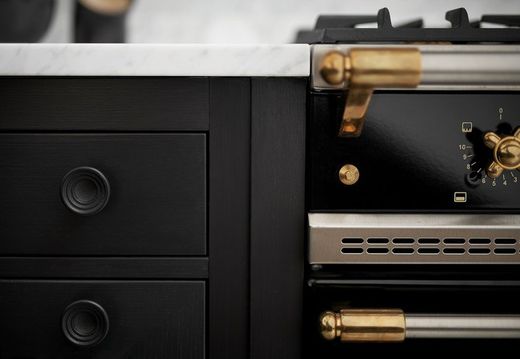 Bouton en fer forgé Fleur 300030046-9005 Furnipart A3003HF45