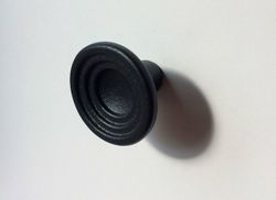 Bouton en fer forgé Fleur 300030046-9005 Furnipart A3003HF45