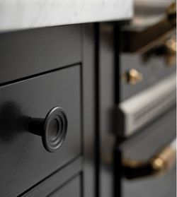 Bouton en fer forgé Fleur 300030046-9005 Furnipart A3003HF45