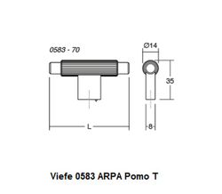 Bouton en T 0583 ARPA Viefe A2583
