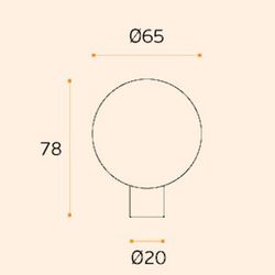 Bouton fixe BZ.00.090 JNF LP0090BR00