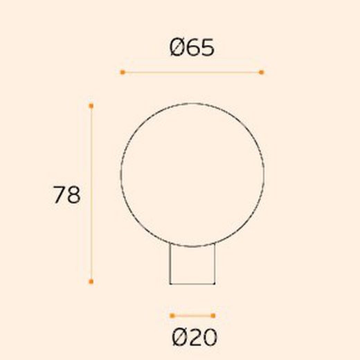 Bouton fixe BZ.00.090 JNF LP0090BR00