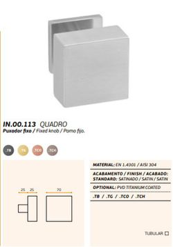 Bouton fixe JNF IN.00.113 LP0113