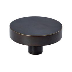 Bouton fixe rond LUNE de JOLIE - Bronze vieilli