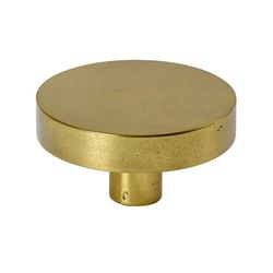 Jolie LUNE Bouton rond fixe - Or vieilli