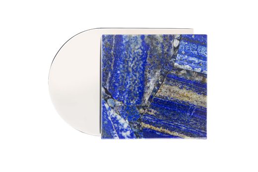 Poignée et bouton fixes Emporia avec lapis-lazuli LP9210