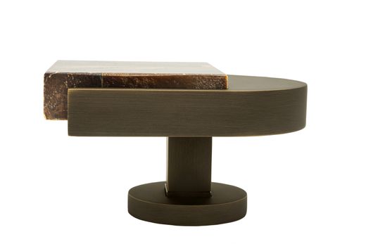 Poignée fixe Emporia avec bouton œil-de-tigre LP9210