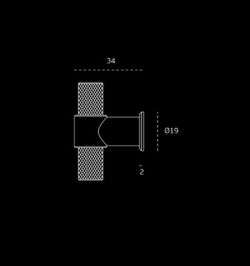 Bouton à crochet 22.152.KN STOUT JNF A2253