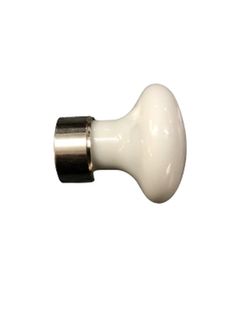 Bouton en porcelaine de Limoges, base en nickel A8058NI