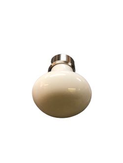 Bouton en porcelaine de Limoges, base en nickel A8058NI