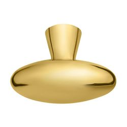 Bouton ovale fixe en laiton lisse A0114LP00