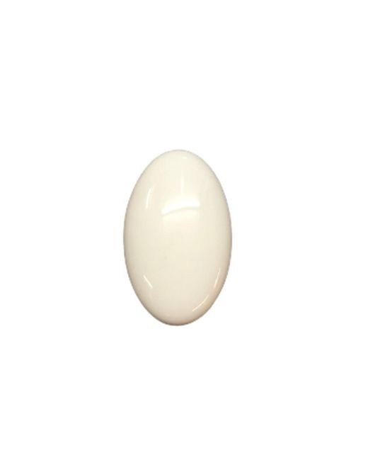 Pom oval Merigous porcellana blanca A8055PB33