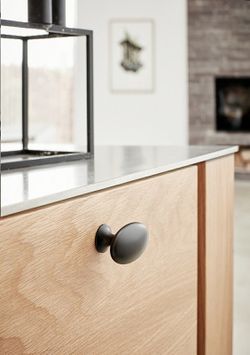 Bouton ovale simple 525060060 Furnipart A5294NM00