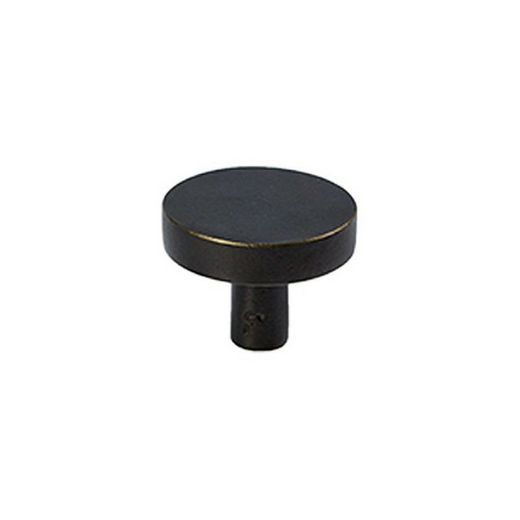 Bouton rond JOLIE LUNE - Bronze antique