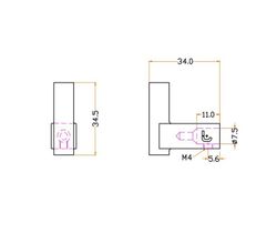 Bouton tubulaire JOLIE CORE J-0230